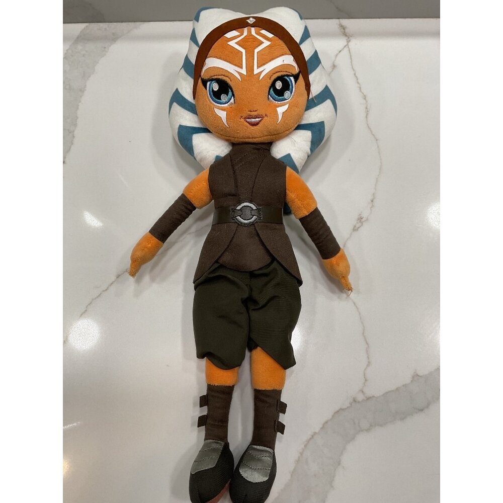 Disney Store Ahsoka Tano Star Wars Princess Plush Embroidered Features